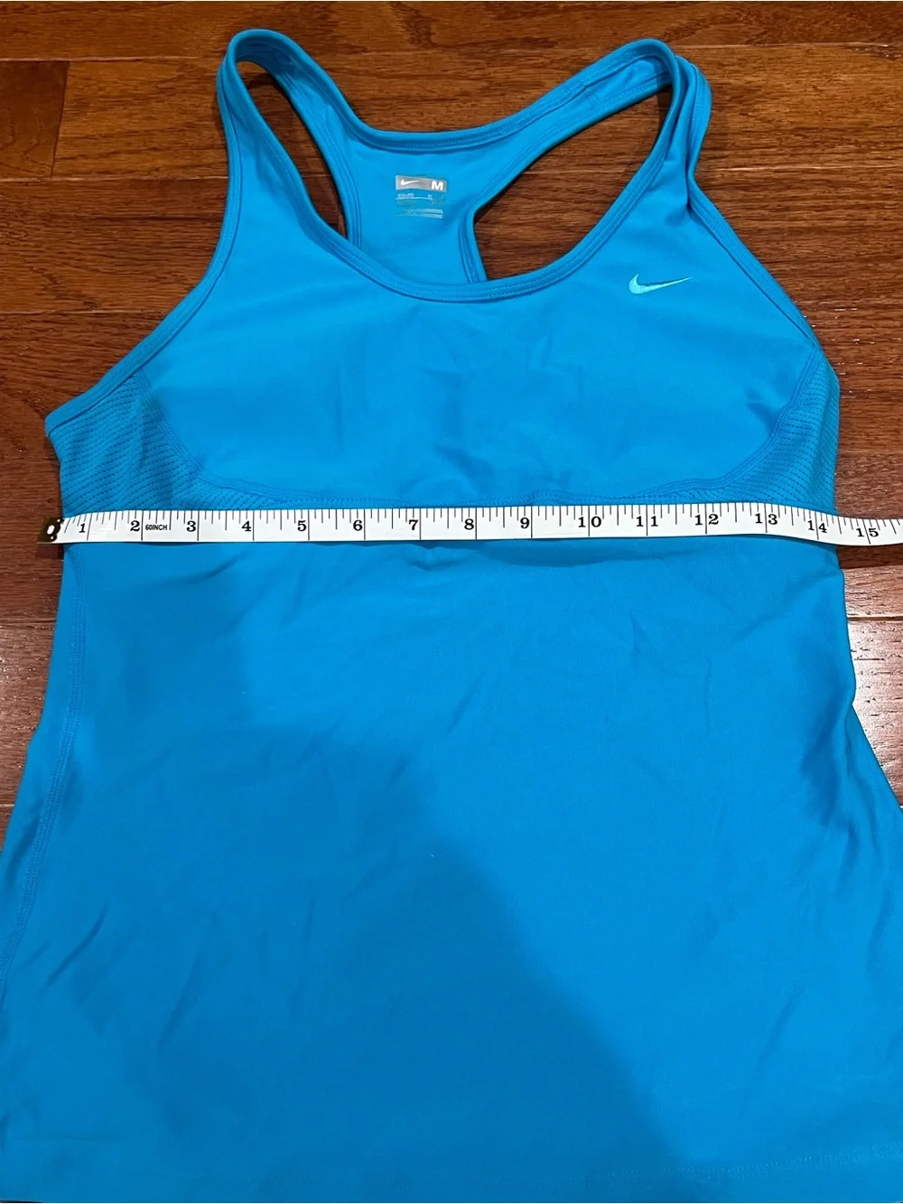 Nike Women’s Bright Blue Racerback Tank - Picture 5 of 6